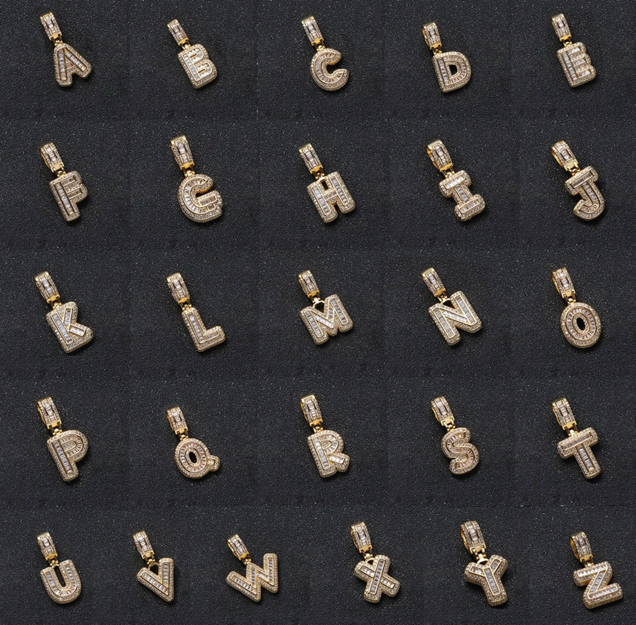 Gold Plated Initial Pendent