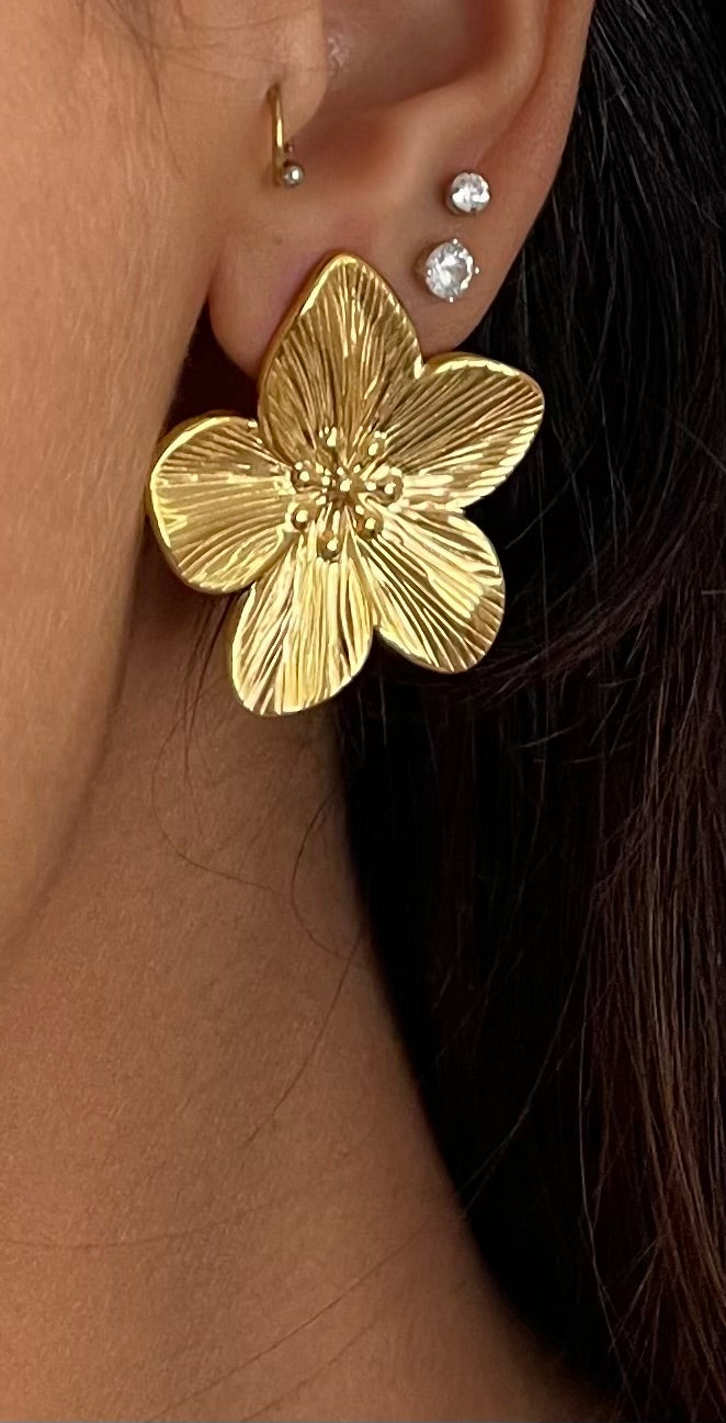 Floral earrings