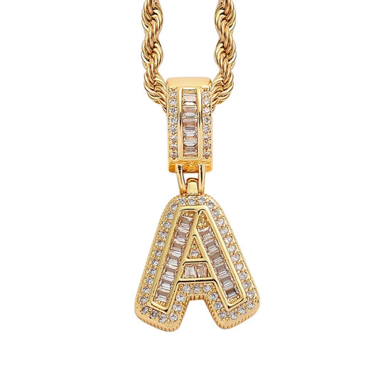 Gold Plated Initial Pendent